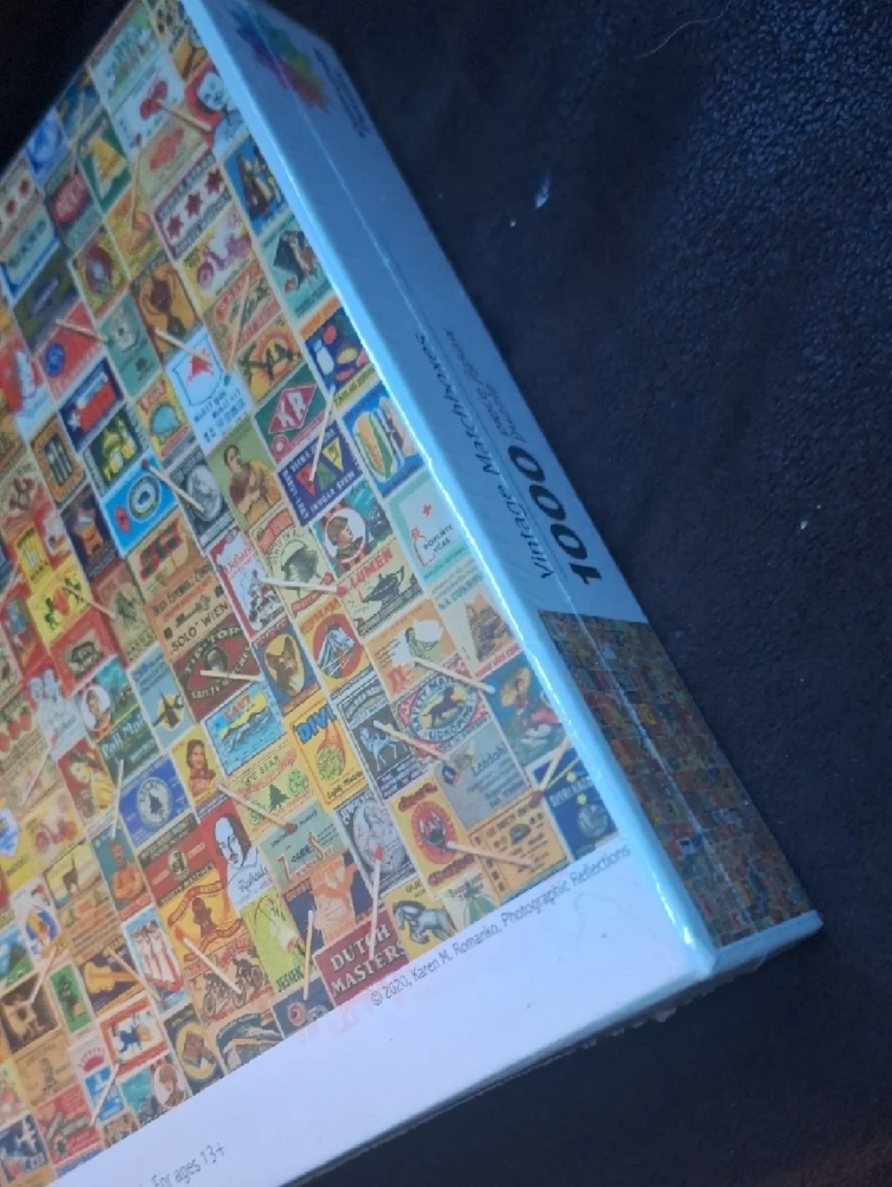 Vintage Matchboxes 1000-Piece Jigsaw Puzzle - Multicolor